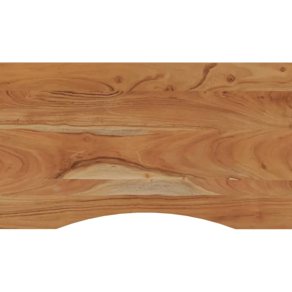 vidaXL Bureaublad rechthoekig 100x50x2,5 cm massief acaciahout