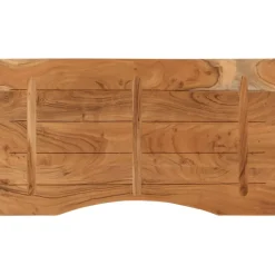 vidaXL Bureaublad rechthoekig 100x50x2,5 cm massief acaciahout