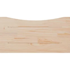 vidaXL Bureaublad 80x40x2,5 cm massief grenenhout wit