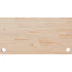 vidaXL Bureaublad 80x40x2,5 cm massief grenenhout