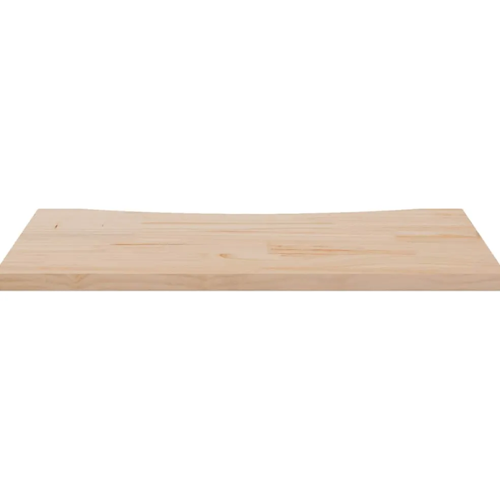 vidaXL Bureaublad 80x40x2,5 cm massief grenenhout