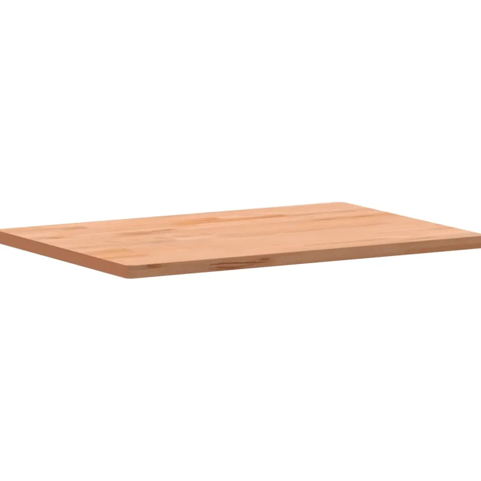 vidaXL Bureaublad 80x55x2,5 cm massief beukenhout