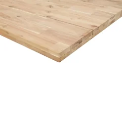 vidaXL Bureaublad 140x50x4 cm onbehandeld massief acaciahout