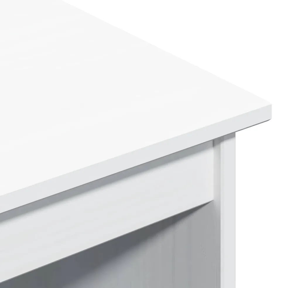 vidaXL Bureau en rollende kast set MOSS 2 st Wit