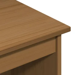 vidaXL Bureau en rollende kast set MOSS 2 st Wit