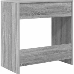vidaXL Bureau Grijs Sonoma Bewerkt hout 77.5 x 43 x 79 cm