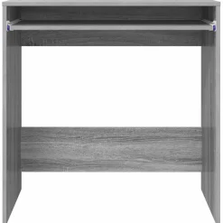 vidaXL Bureau Grijs Sonoma Bewerkt hout 77.5 x 43 x 79 cm