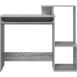 vidaXL Bureau Grijs Sonoma 106 x 41 x 88.5 cm Bewerkt hout