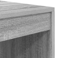 vidaXL Bureau Grijs Sonoma 145.5 x 50 x 127 cm 2 st