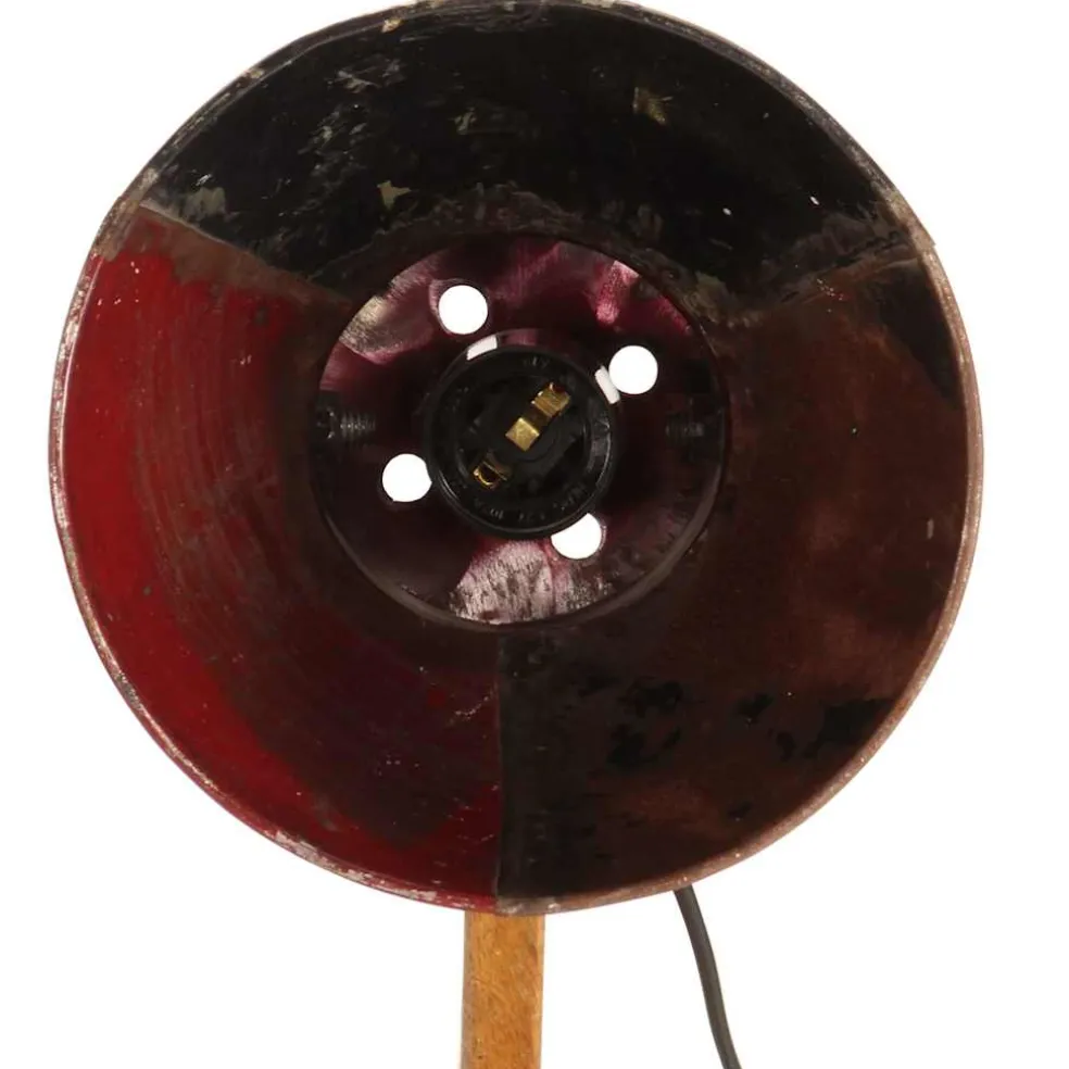 vidaXL Bureaulamp industrieel rond E27 23x18x95 cm meerkleurig