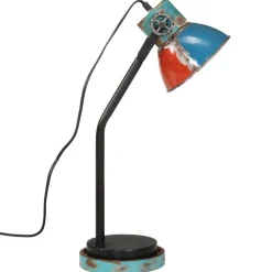 vidaXL Bureaulamp 25 W E27 18x18x60 cm meerkleurig