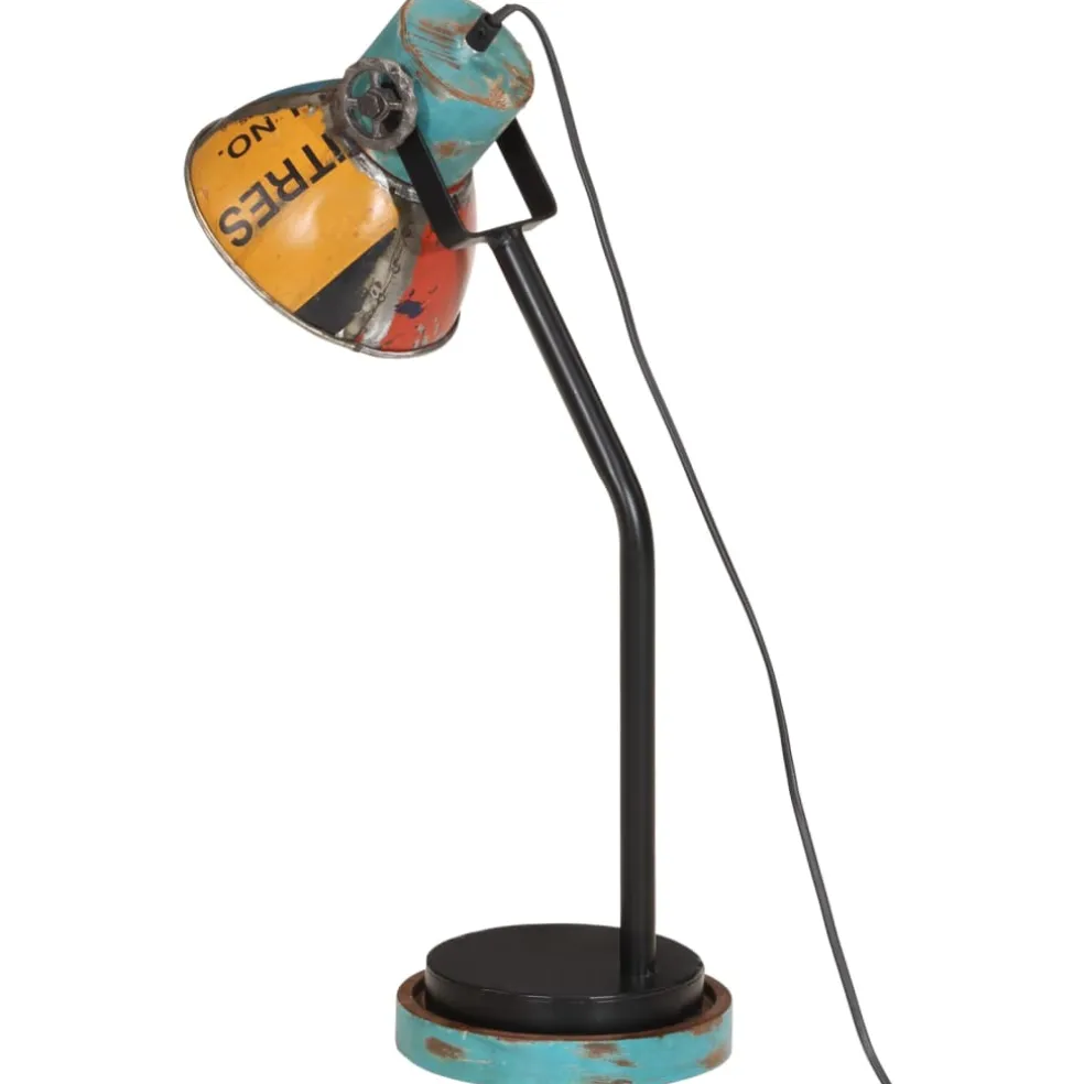 vidaXL Bureaulamp 25 W E27 18x18x60 cm meerkleurig