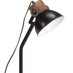 vidaXL Bureaulamp 25 W E27 18x18x60 cm zwart