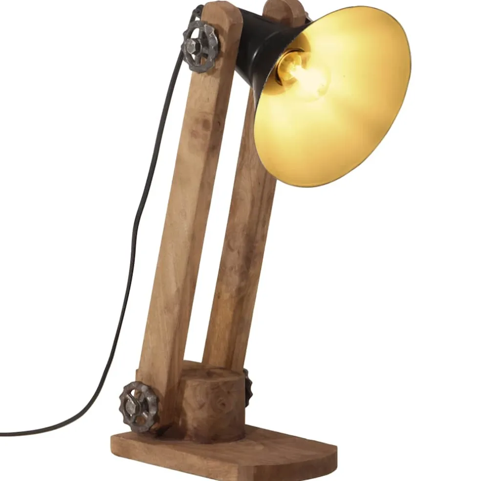 vidaXL Bureaulamp 25 W E27 23x13x52 cm zwart