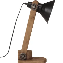 vidaXL Bureaulamp 25 W E27 23x13x52 cm zwart