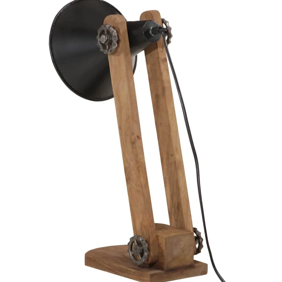 vidaXL Bureaulamp 25 W E27 23x13x52 cm zwart