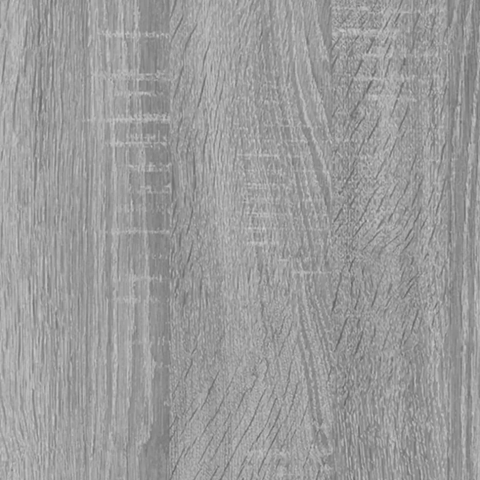 vidaXL Bureau met kast en lade 100x40x73 cm bewerkt hout grijs sonoma