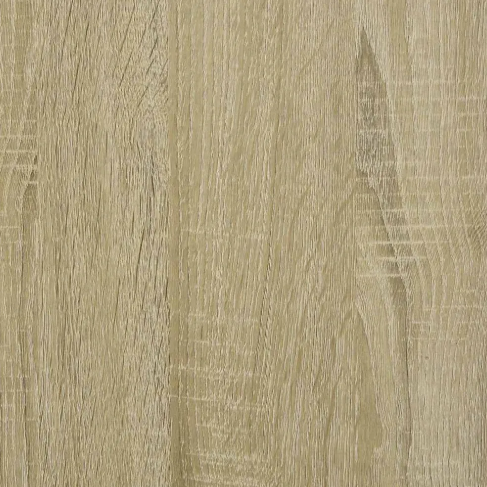 vidaXL Bureau met lades 102x50x76 cm bewerkt hout sonoma eikenkleurig