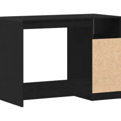 vidaXL Bureau met lades 102x50x76 cm bewerkt hout zwart eikenkleur