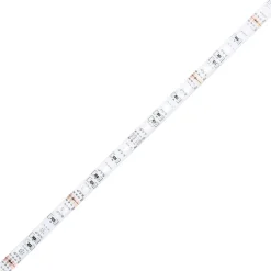 vidaXL Bureau met LED-verlichting 120x55x91 cm bewerkt hout wit