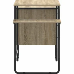vidaXL Bureau met opbergruimte Sonoma Eiken 120 x 50 x 75 cm