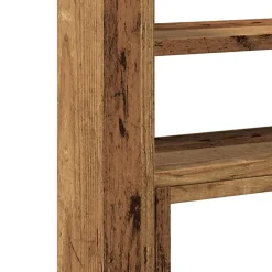 vidaXL Bureau organiser 40x17x41 cm bewerkt hout oud houtkleurig