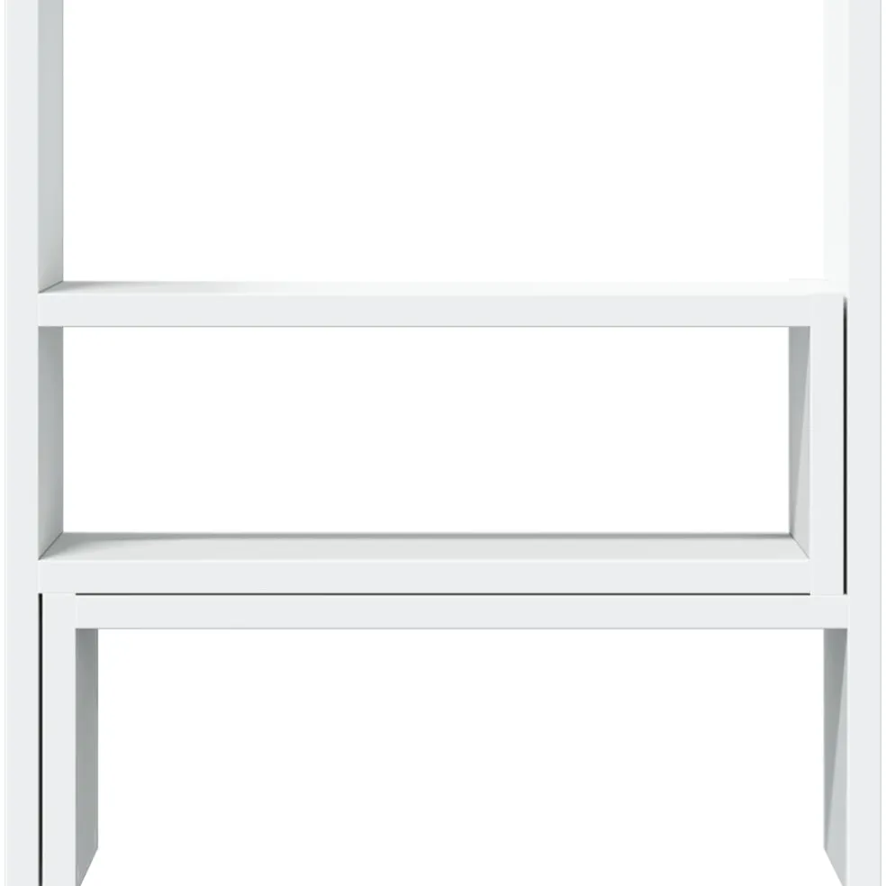 vidaXL Bureau organiser 40x17x41 cm bewerkt hout wit