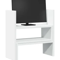 vidaXL Bureau organiser 40x17x41 cm bewerkt hout wit