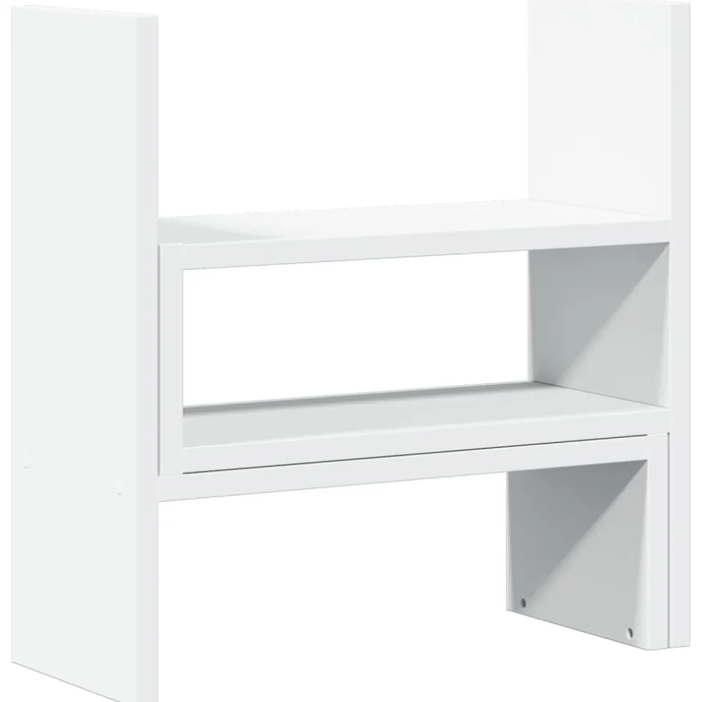 vidaXL Bureau organiser 40x17x41 cm bewerkt hout wit