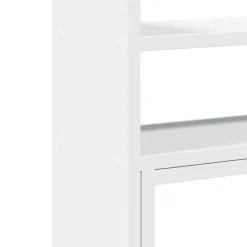 vidaXL Bureau organiser 40x17x41 cm bewerkt hout wit