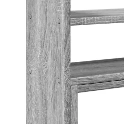 vidaXL Bureau organiser 40x17x41 cm bewerkt hout grijs sonoma eiken