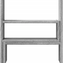 vidaXL Bureau organiser 40x17x41 cm bewerkt hout grijs sonoma eiken