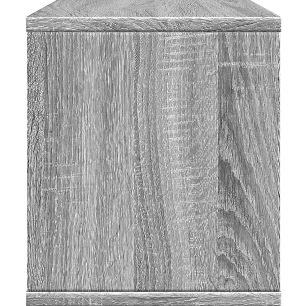 vidaXL Bureau organiser 36x26x29,5 cm bewerkt hout grijs sonoma eiken
