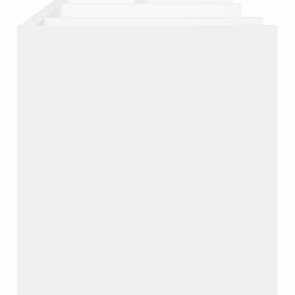 vidaXL Bureau organiser 44,5x24x25 cm bewerkt hout wit