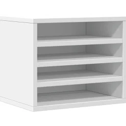 vidaXL Bureau organiser 36x26x29,5 cm bewerkt hout bruin eikenkleurig