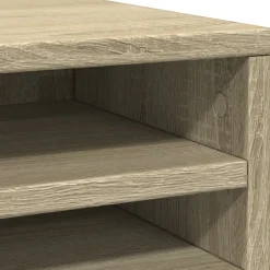 vidaXL Bureau organiser 36x26x29,5 cm bewerkt hout sonoma eikenkleurig