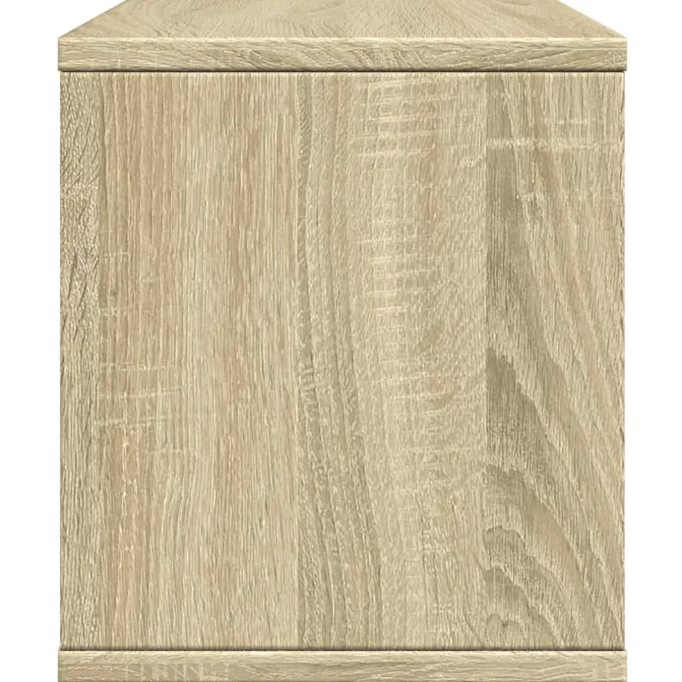 vidaXL Bureau organiser 36x26x29,5 cm bewerkt hout sonoma eikenkleurig