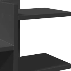 vidaXL Bureau organiser 49x20x52,5 cm bewerkt hout zwart