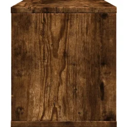 vidaXL Bureau organiser 36x26x29,5 cm bewerkt hout gerookt eikenkleur