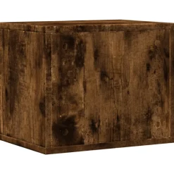 vidaXL Bureau organiser 44,5x24x25 cm bewerkt hout betongrijs