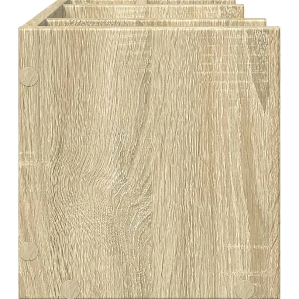vidaXL Bureau organiser 44,5x24x25 cm bewerkt hout sonoma eikenkleurig