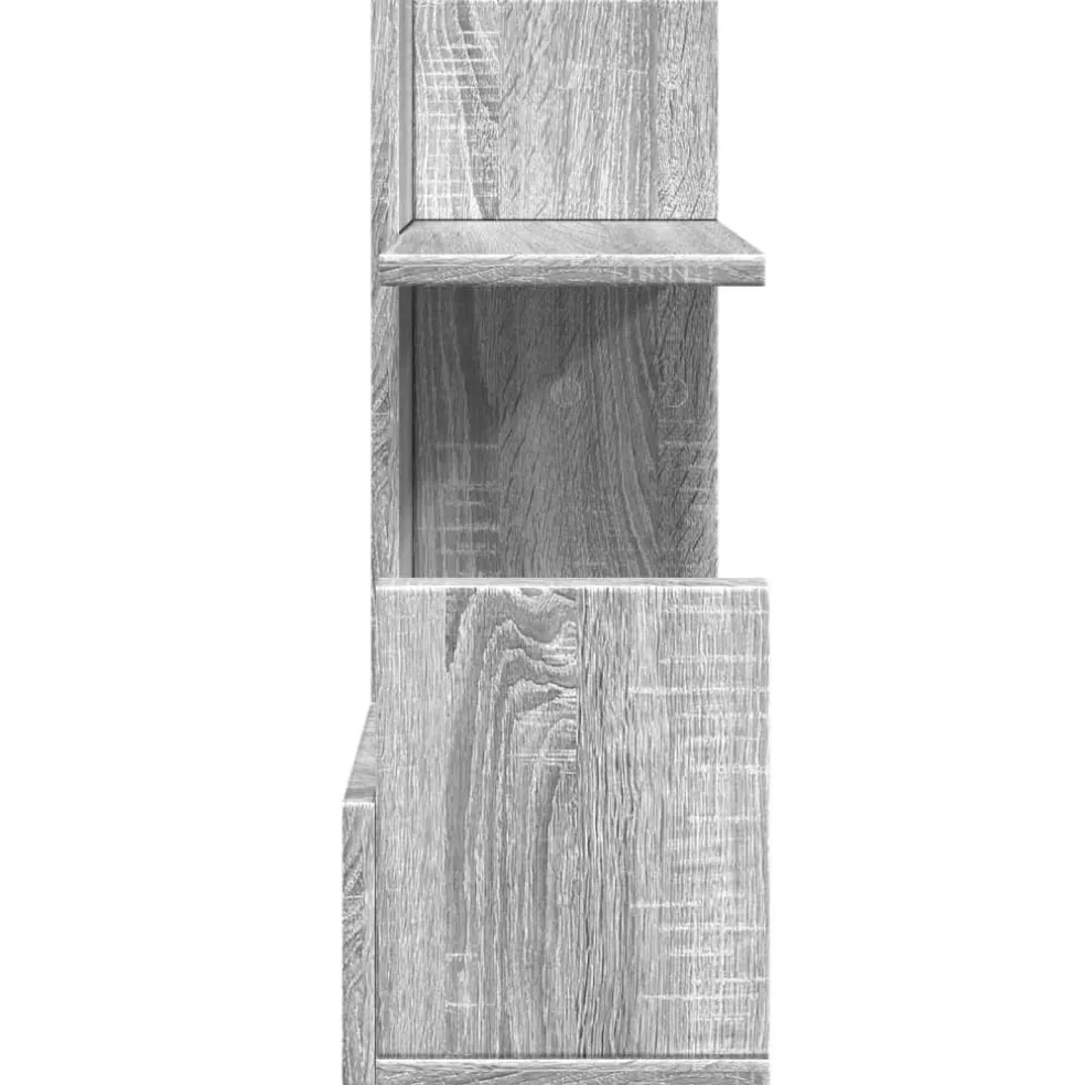vidaXL Bureau organiser 49x20x52,5 cm bewerkt hout grijs sonoma eiken