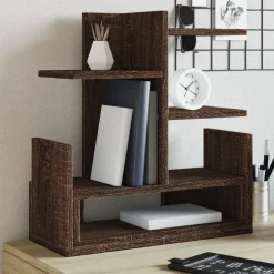 vidaXL Bureau organiser 49x20x52,5 cm bewerkt hout bruin eikenkleurig