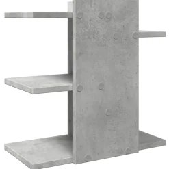 vidaXL Bureau organiser 42x21,5x42 cm bewerkt hout betongrijs