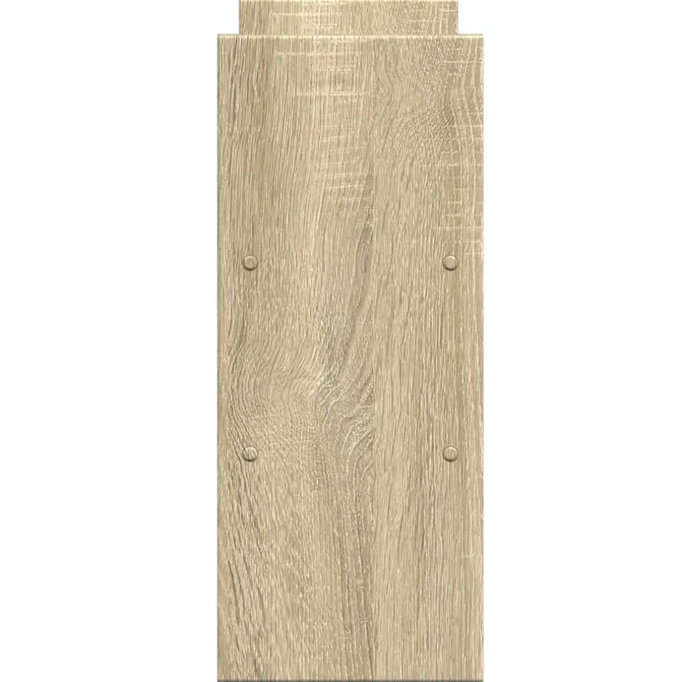 vidaXL Bureau organiser 40x17x41 cm bewerkt hout sonoma eikenkleurig