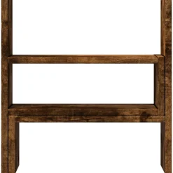 vidaXL Bureau organiser 40x17x41 cm bewerkt hout gerookt eikenkleur