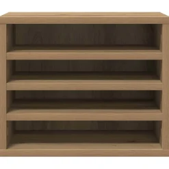 vidaXL Bureau Organizer Artisan Eiken 36 x 26 x 29,5 cm Bewerkt hout