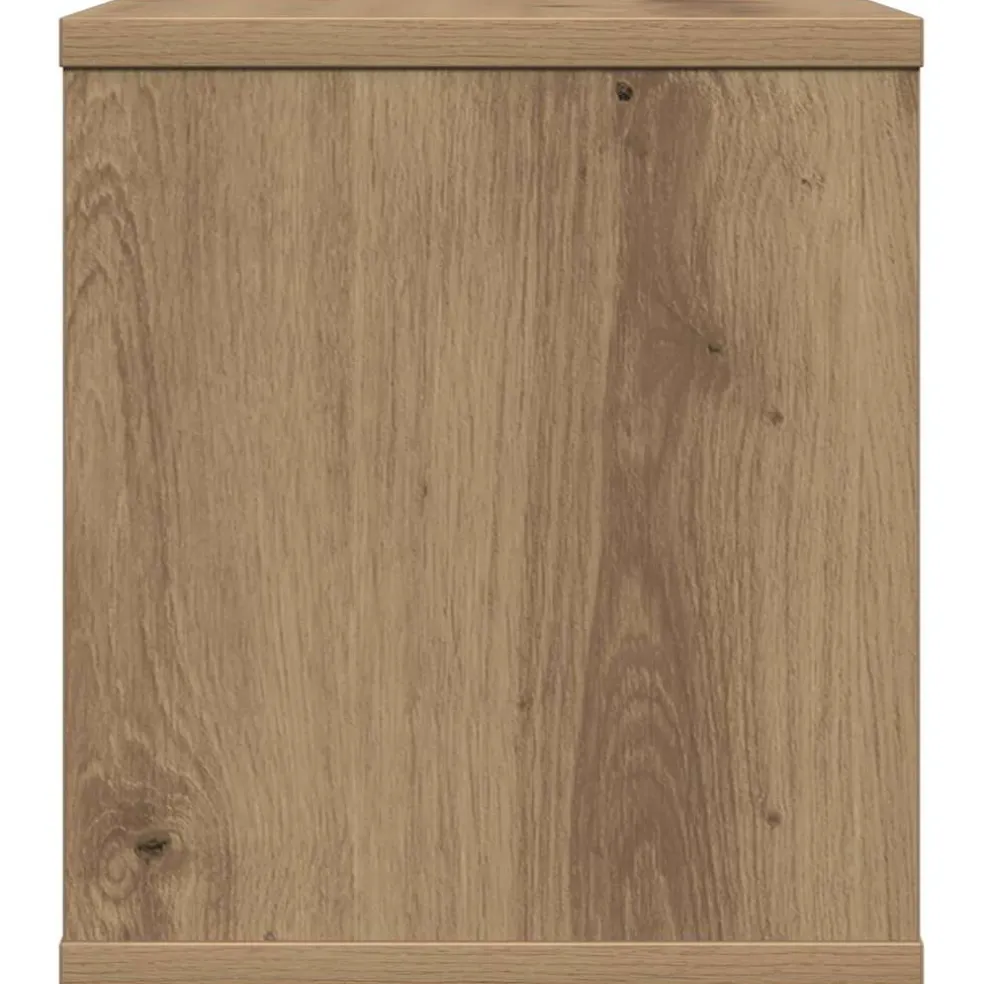 vidaXL Bureau Organizer Artisan Eiken 36 x 26 x 29,5 cm Bewerkt hout