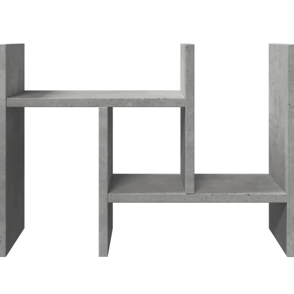 vidaXL Bureau Organizer Betongrijs 34,5 x 15,5 x 35,5 cm Bewerkt hout