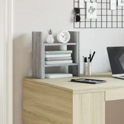 vidaXL Bureau Organizer Grijs Sonoma 34,5 x 15,5 x 35,5 cm